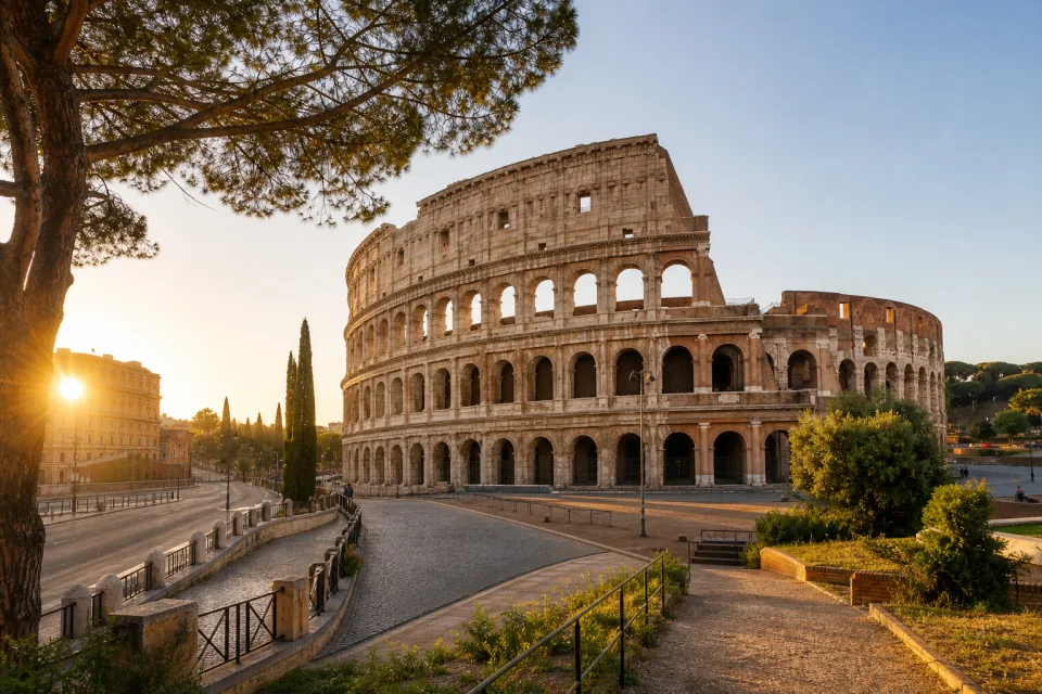 Roma, İtalya ve Kolezyum