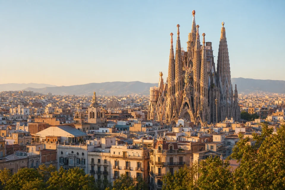 Barselona, İspanya ve Sagrada Familia